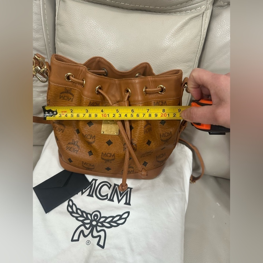 MCM cognac bucket purse - Picture 9 of 9